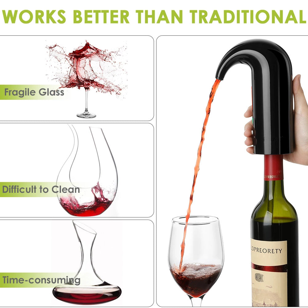 Portable Automatic Wine Spout Smart Wine Decanter