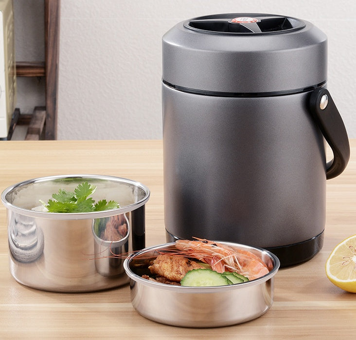 Vacuum insulation portable lunch box