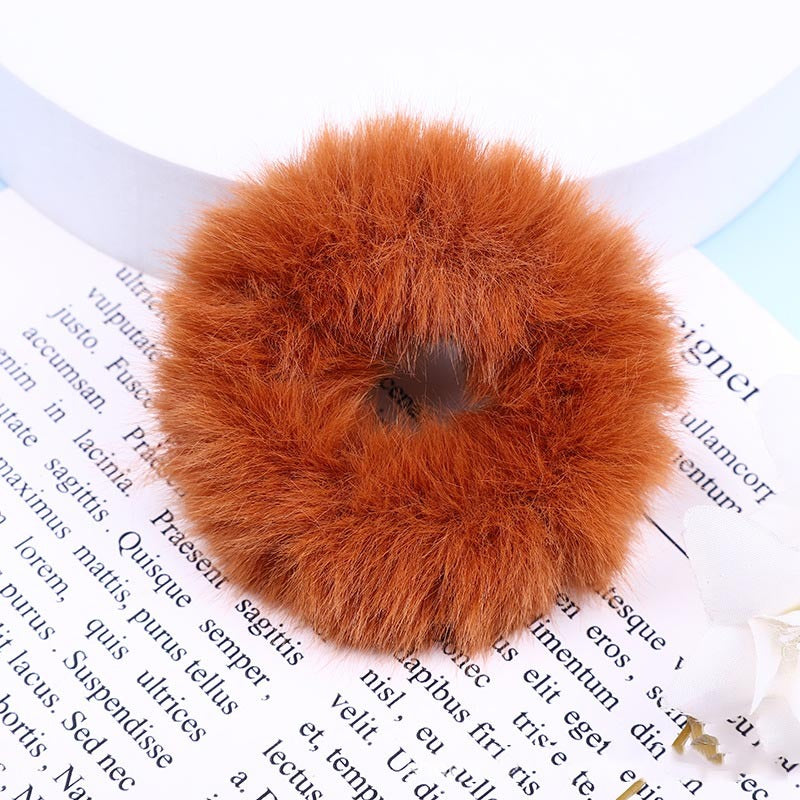 Faux Mink Furry Hair Tie