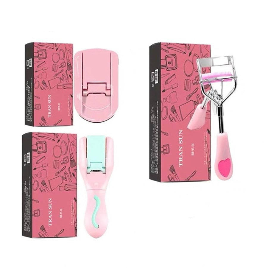 Portable mini eyelash curler