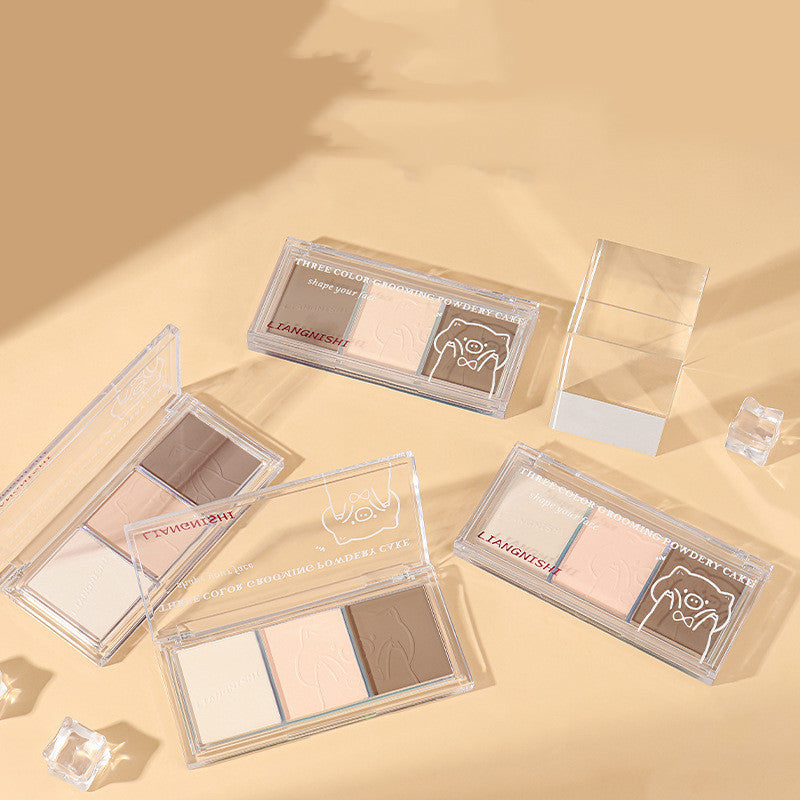 Fashion Highlighter Blush Nose Shadow Palette