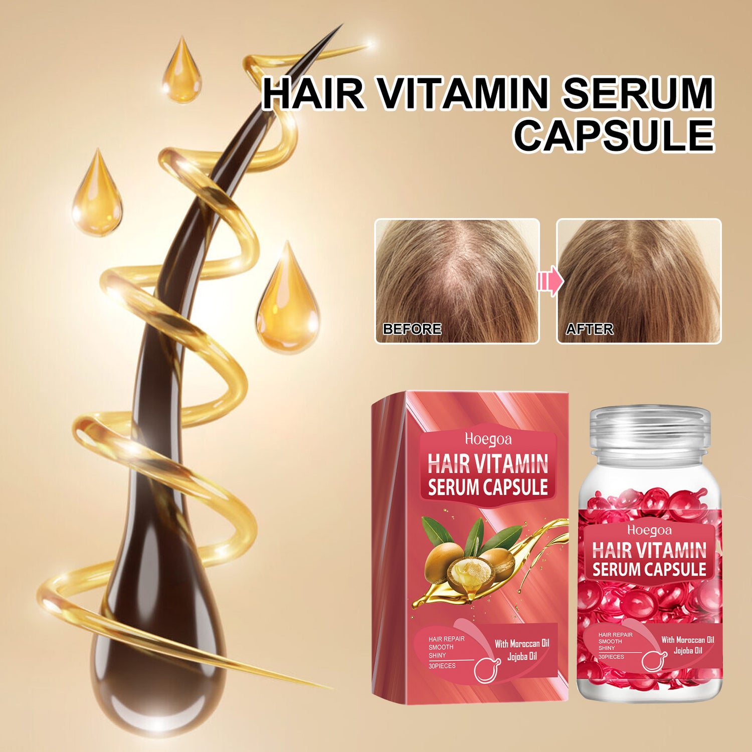 Hair Care Capsule Light And Flexible
