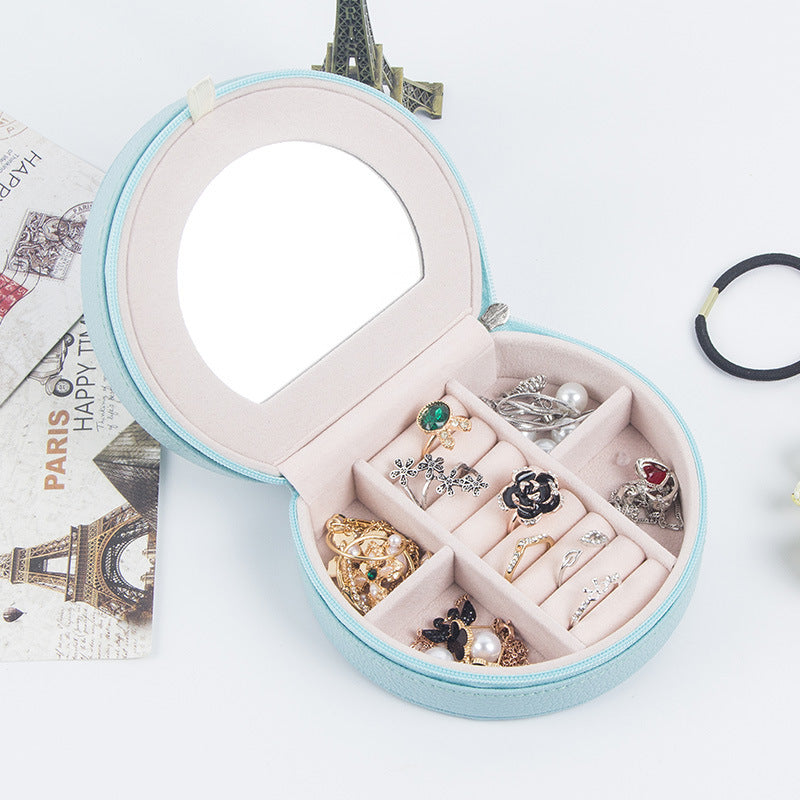 Simple Portable Flannel Jewelry Box