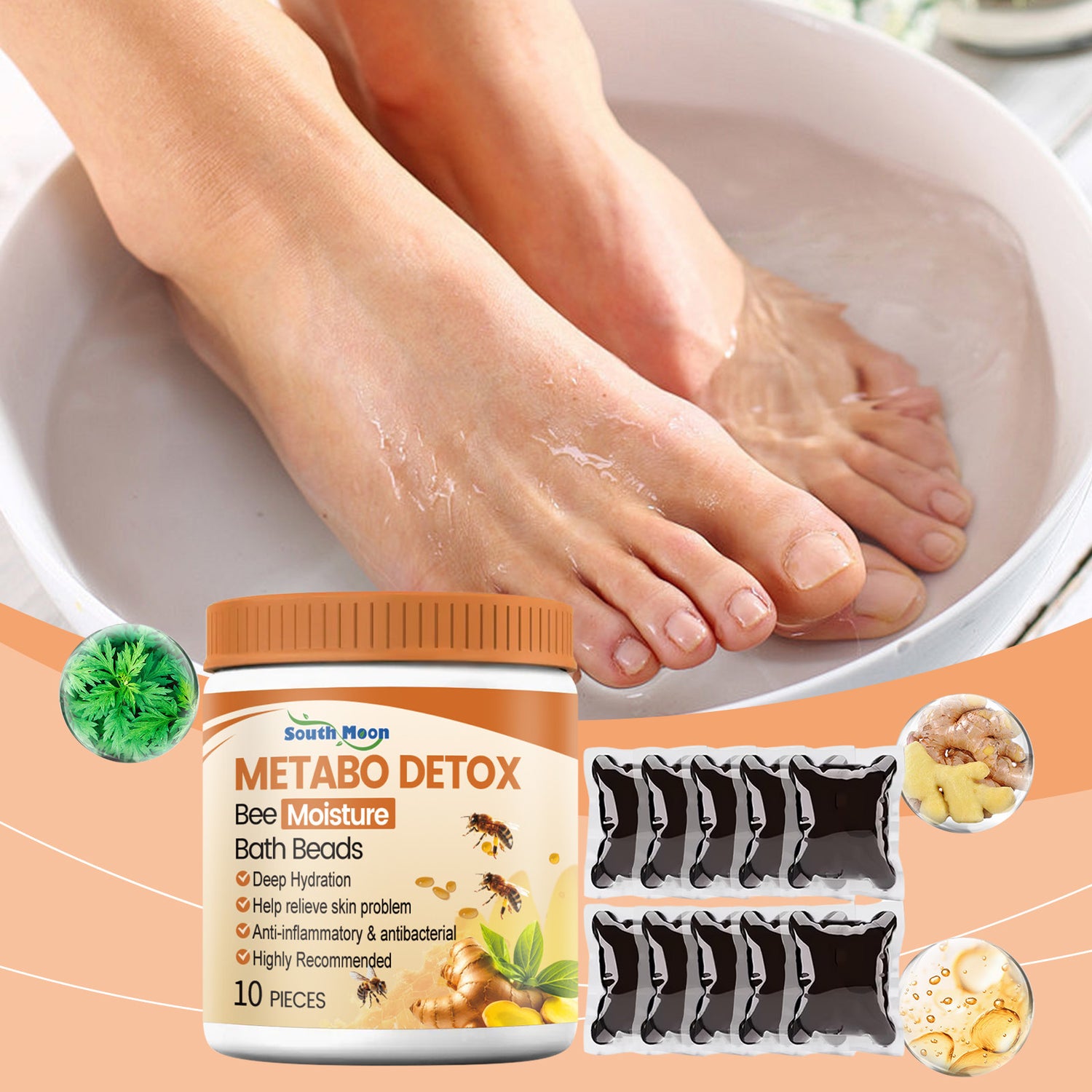 Dry Daily Foot Bath Care Condensate Beads