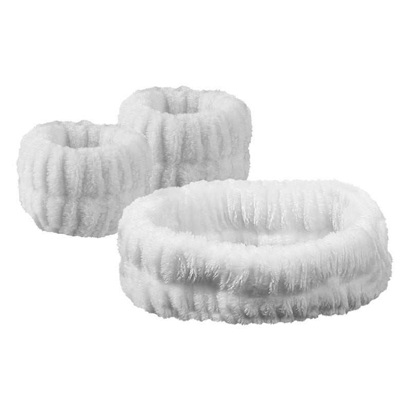 Hair Band & Wrist Cuffs Wash Set