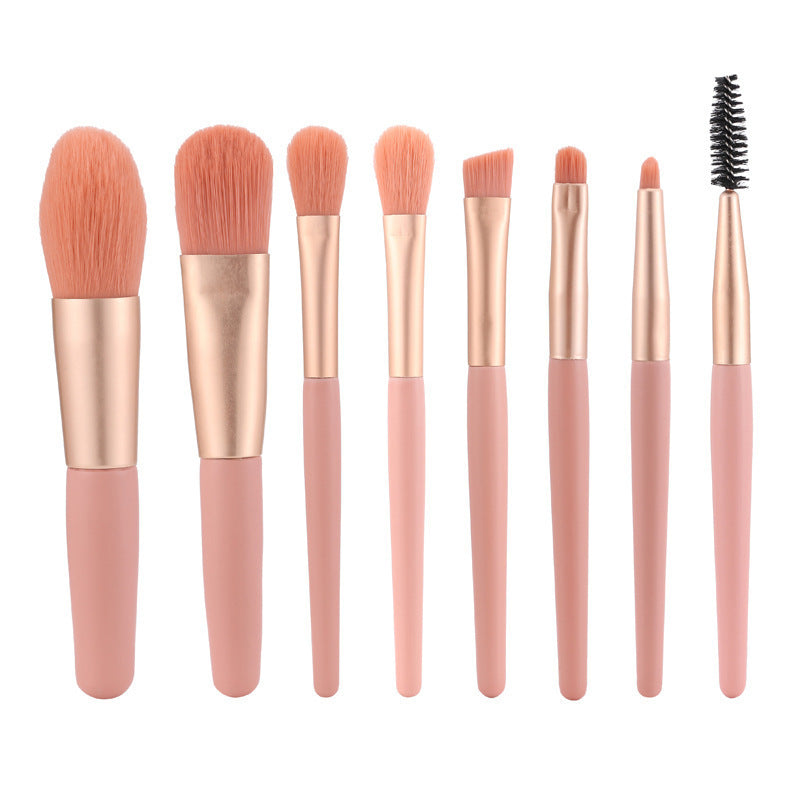 Makeup Brush 8 PCs Suit Eye Shadow Blush Face Powder Repair Highlight Powder Foundation Brush