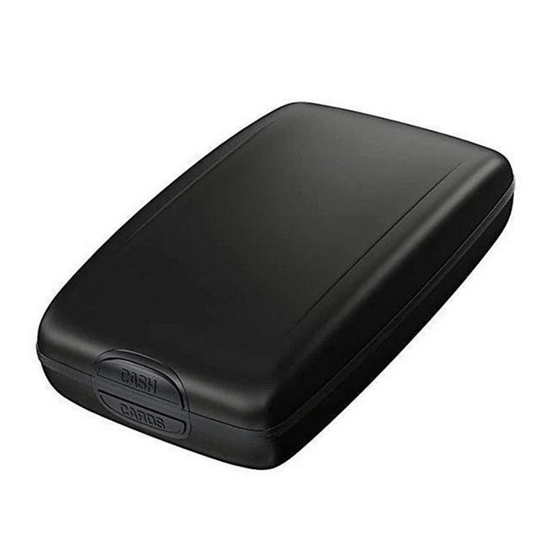 Aluminum metal card holder bank card box