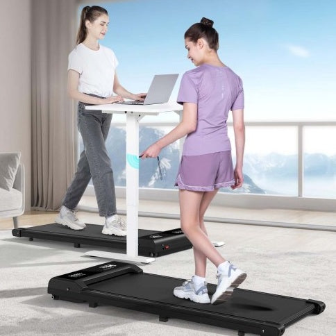 Flat Walker Indoor Treadmill in Black