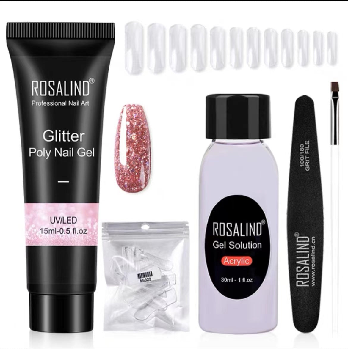 Extension Gel Polish Kit For Manicure Poly Nail Gel Set For