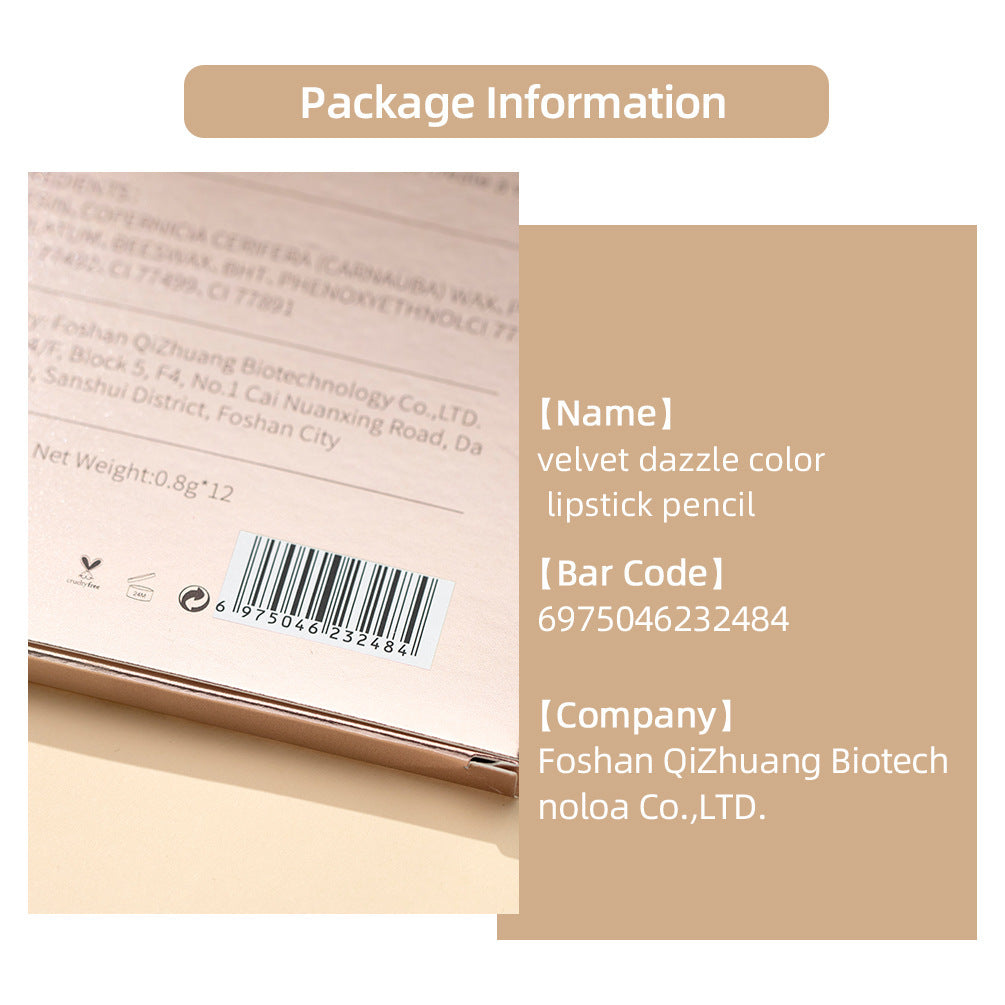 Lip Liner Suit Color Rendering Not Easy To Smudge Long Lasting