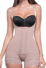 Adjustable Spaghetti Strap Corset High Elastic Shorts Shapewear