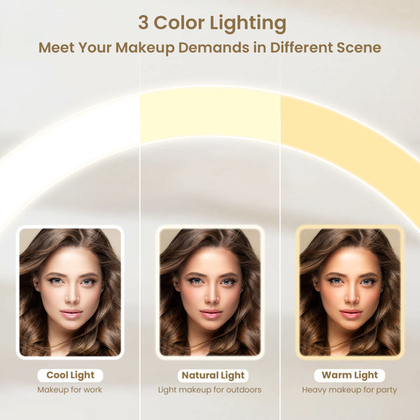 Illuminated Travel Makeup Mirror