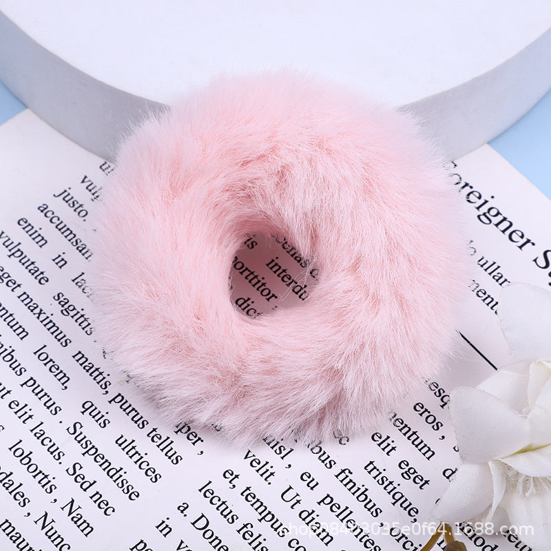 Faux Mink Furry Hair Tie