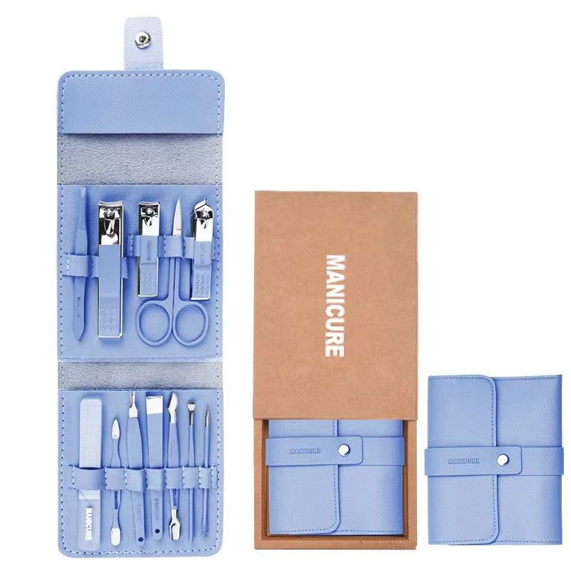 Nail Clippers Set Folding Bag Type Household Pedicure Ear Pick Manicure Tool