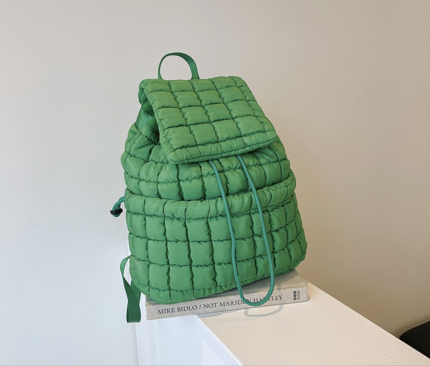 Quilted Puffy Backpack Travel Pack for Women