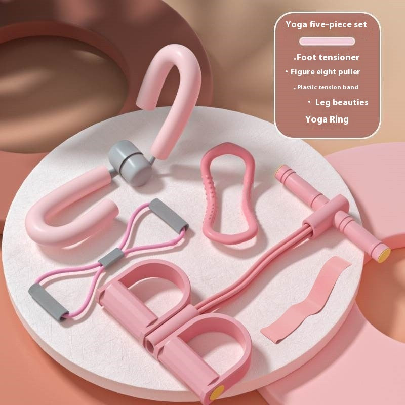 4-piece Set Foot Pedal and Leg Stretching Fitness Device