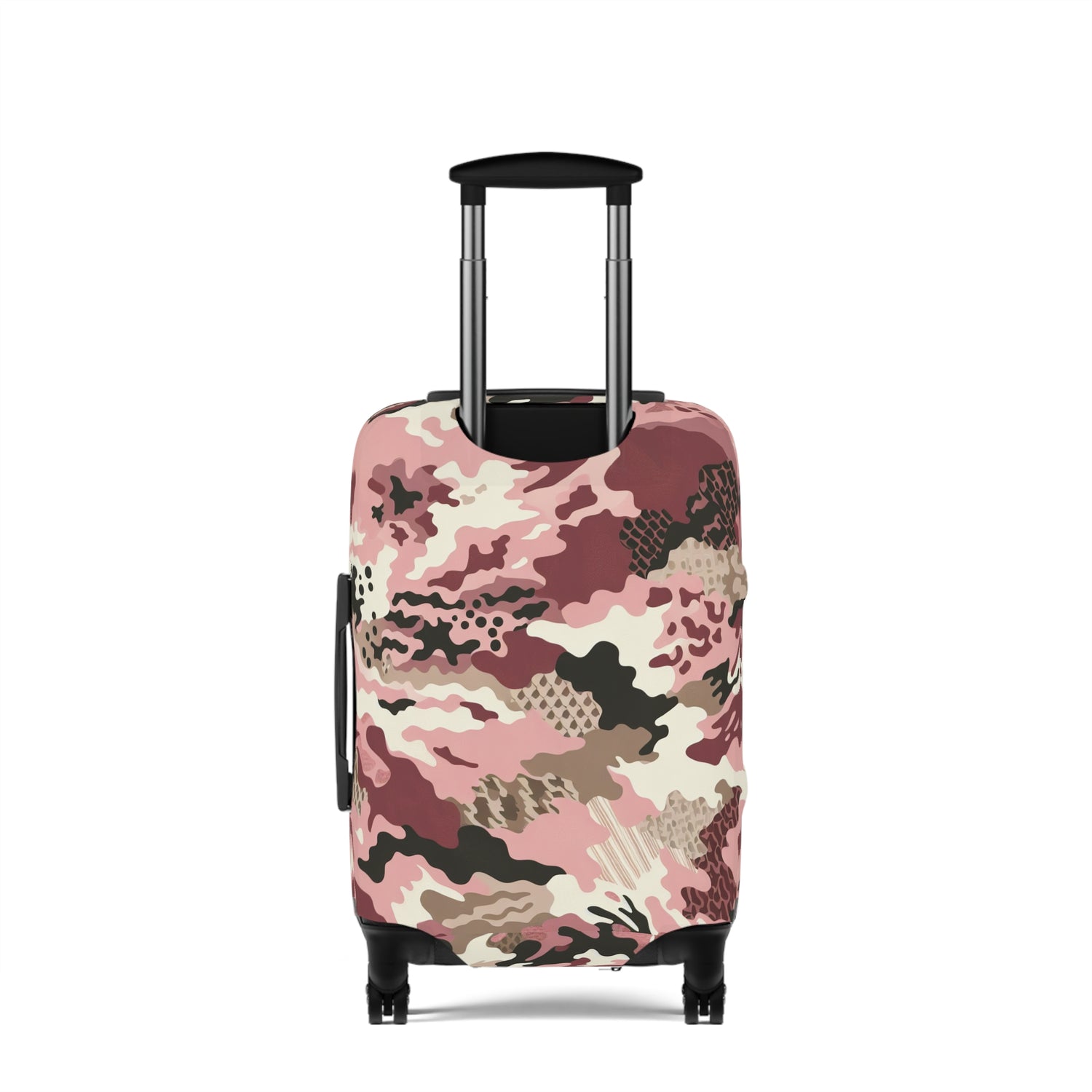 Modern Pink Camouflage Luggage Cover