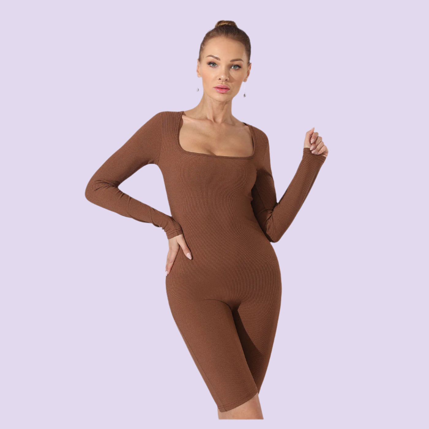 Women's Solid Color Bodysuit