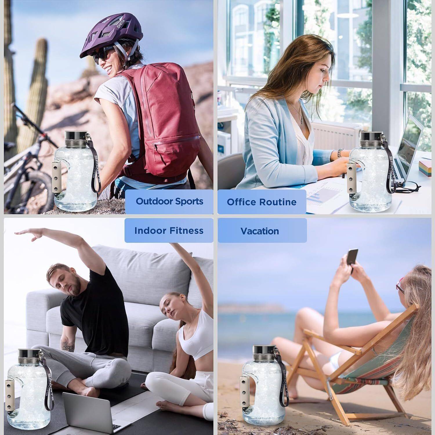 1.5L Hydrogen Water Bottle Hydrogen Rich Portable Rich Hydrogen Water Generator