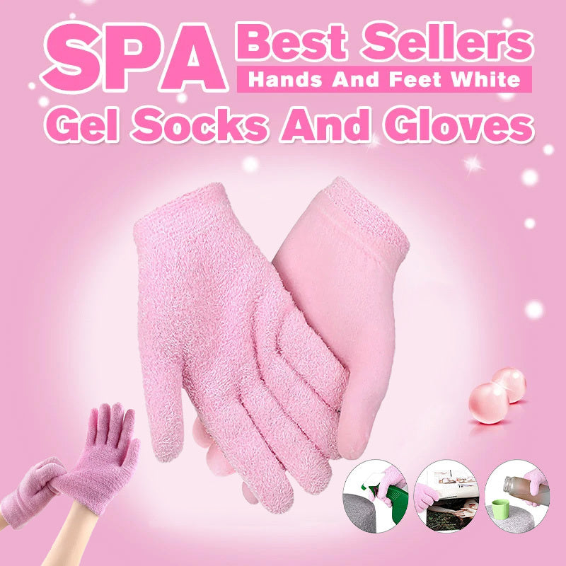Moisture Locking Spa Gel Glove and Foot Sock