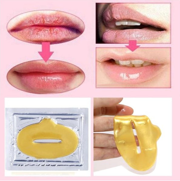 10pcs Golden Lip Masks
