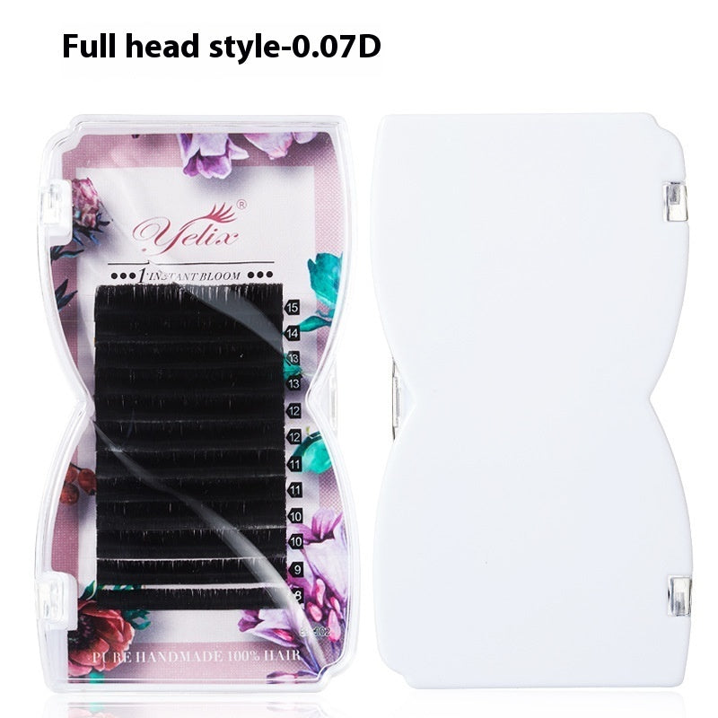 Naturally Dense Rows of Blooming False Eyelashes