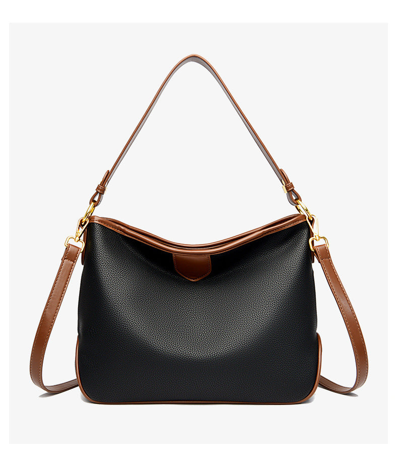 Bucket Bag Women's Leather Large-capacity Crossbody Bag