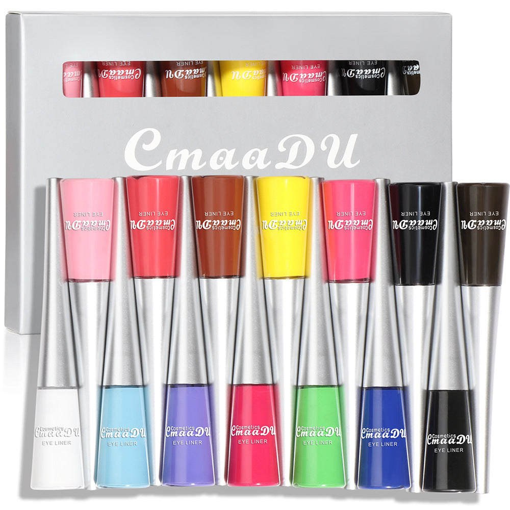 Matte Quick-drying 14 Colors Liquid Eyeliner Set