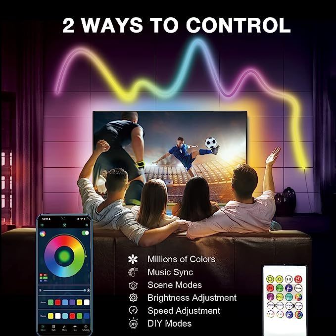 Bluetooth Neon Illusion 24V-84D16.4ft