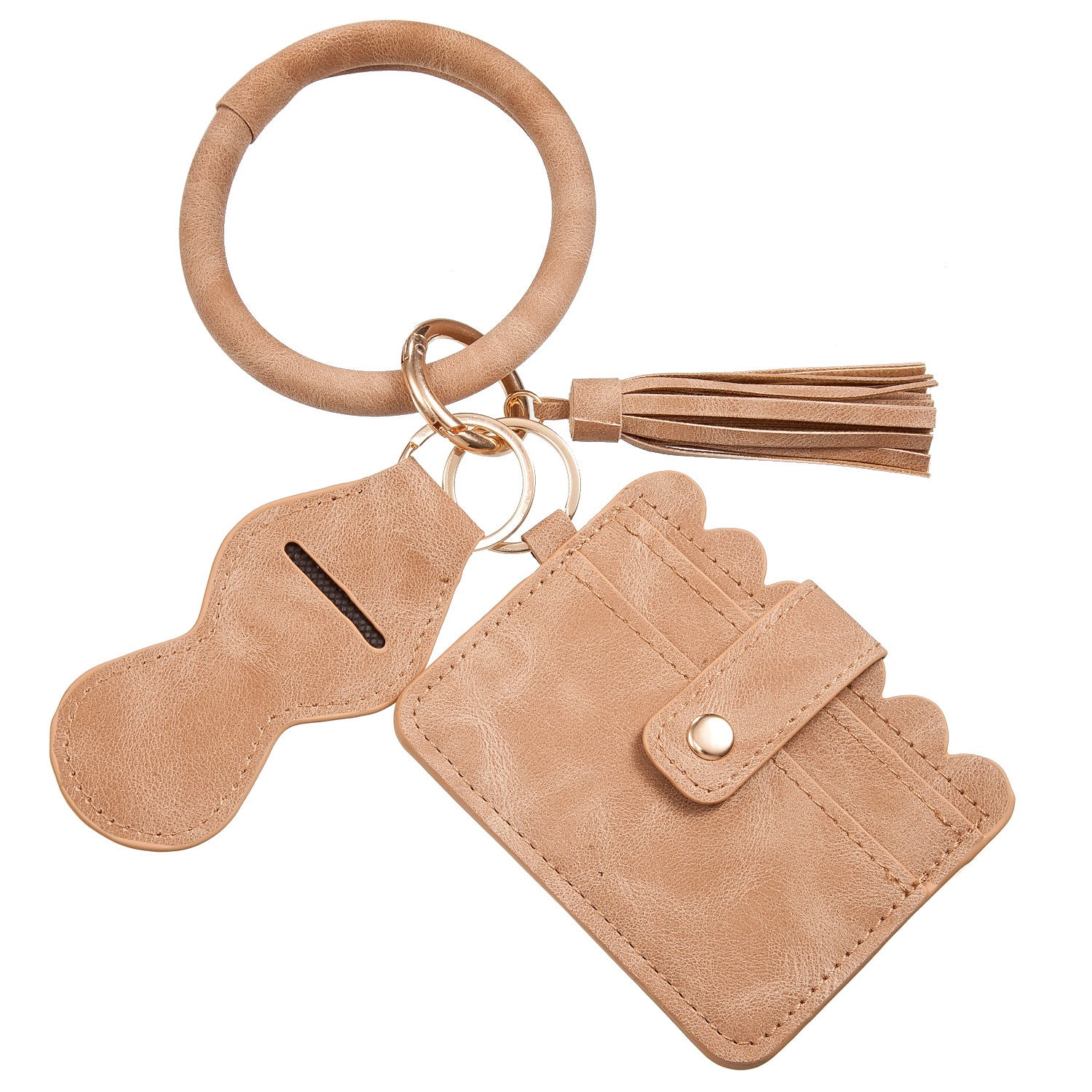 Wrist Keychain ID Card Holder