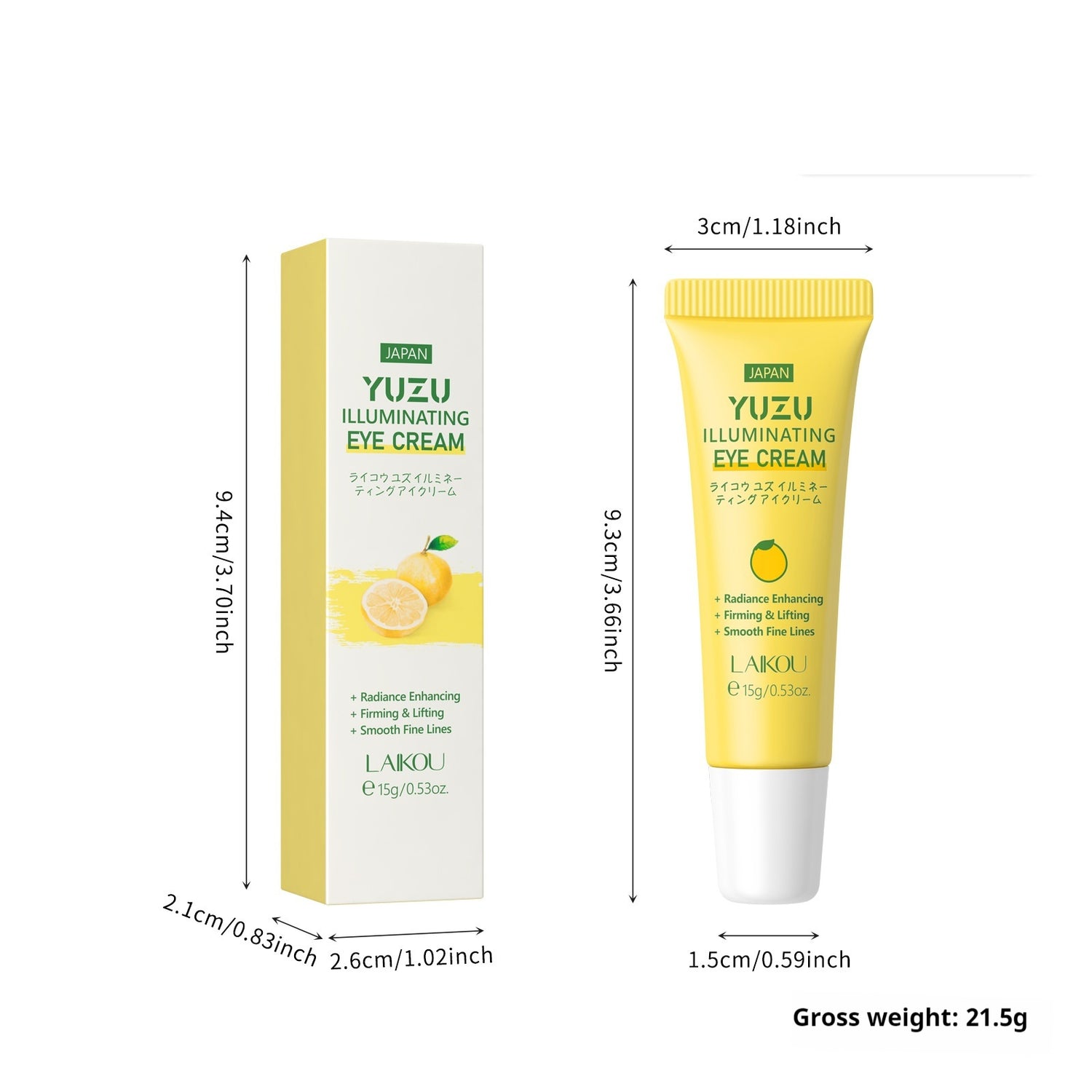 Grapefruit Eye Cream 15g Hydrating