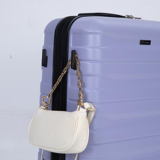 3-Piece Lightweight Expandable Hard Shell Suitcase Set