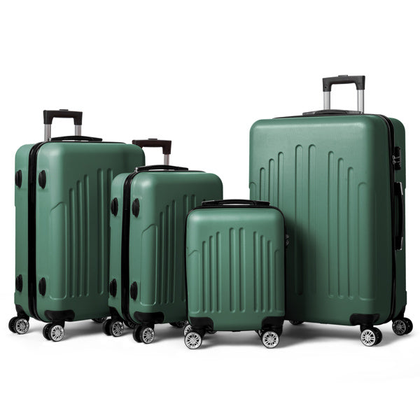 Vertical Stripe 4-Piece Luggage Set