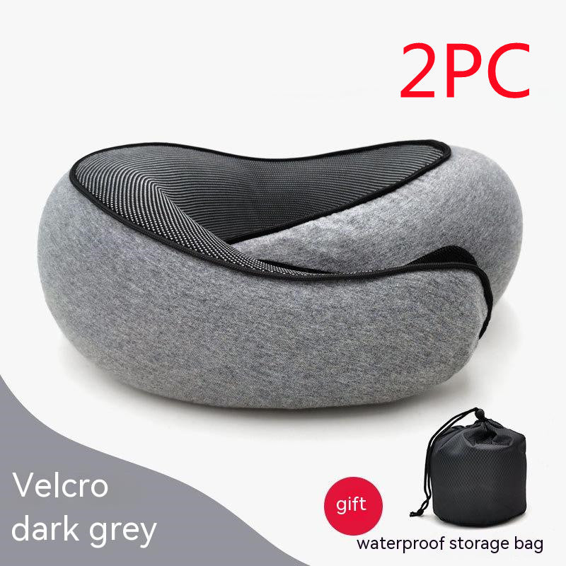 U-Shaped Memory Foam Headrest Travel Neck Pillow