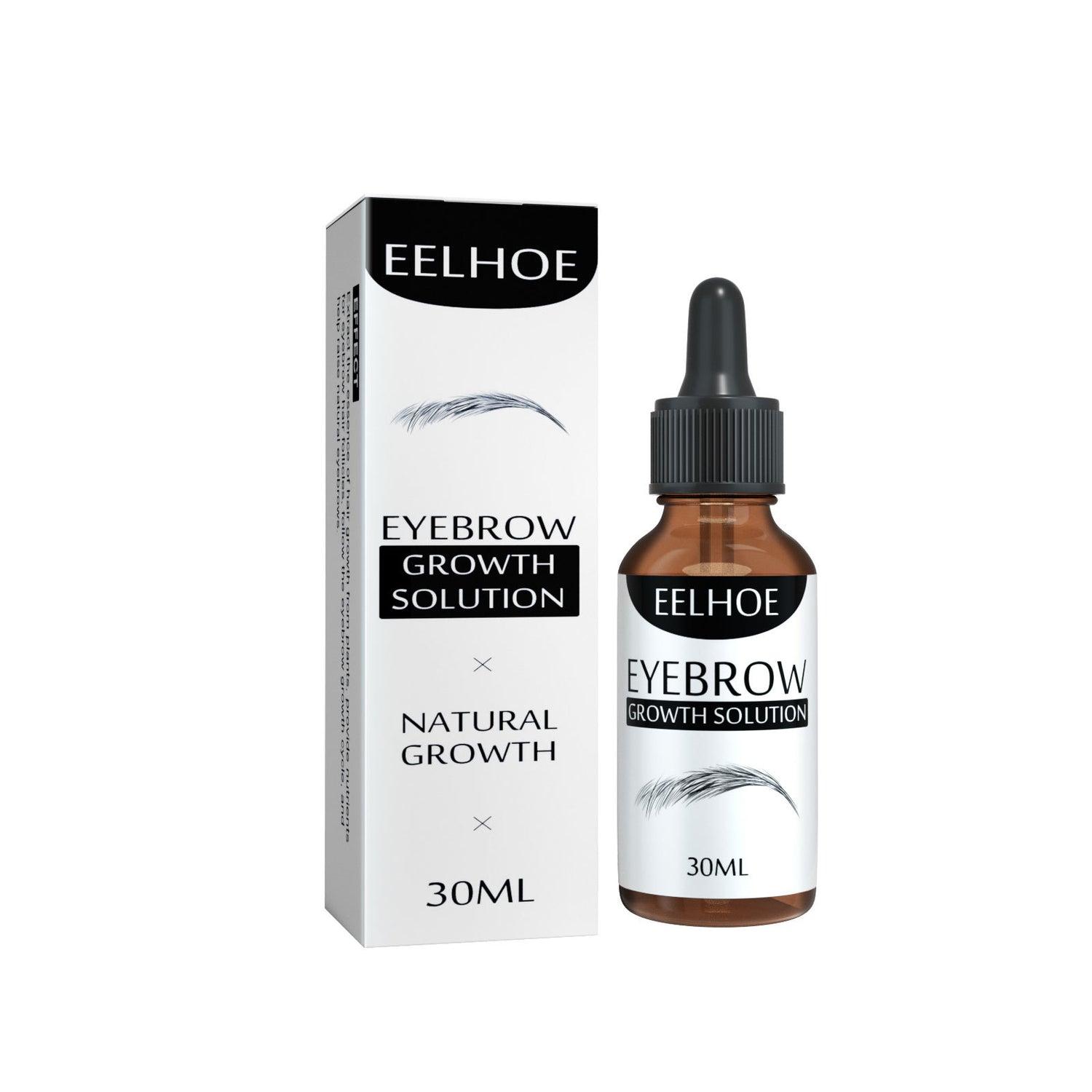 EELHOE Eyebrow Liquid Dark Thick Natural Oil Eyebrow Repair Mild Moisturizing Treatment