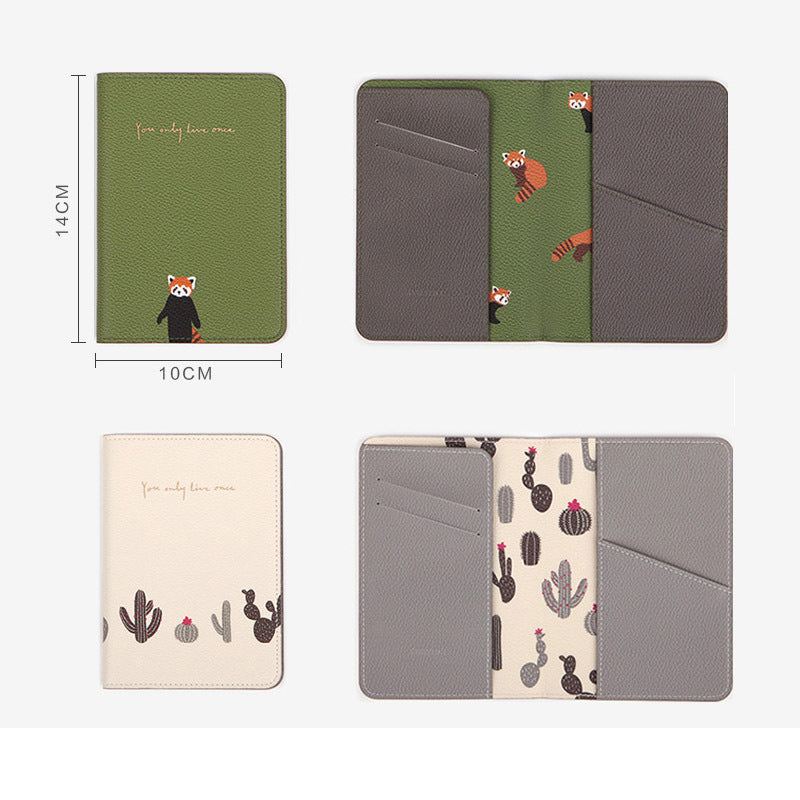 Graphic Print Passport Holder