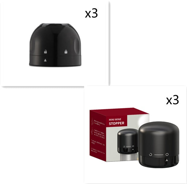 Vacuum Wine Bottle Stopper Silicone Seal Champagne Bottle Stopper