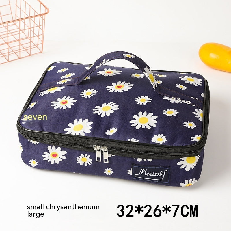 Flat Portable Lunch Bag Large