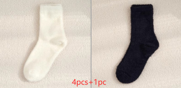 Mink Fur Socks For Women