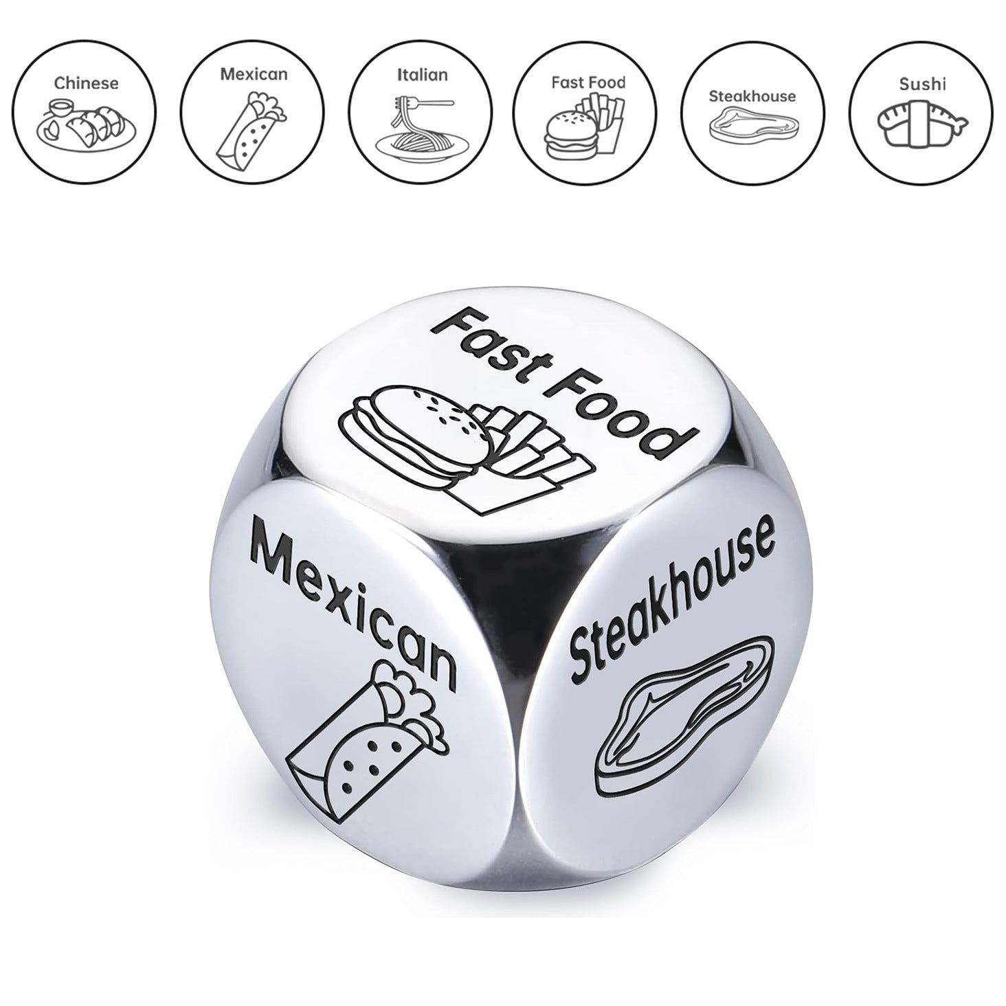 Couples Dining Choices Dice