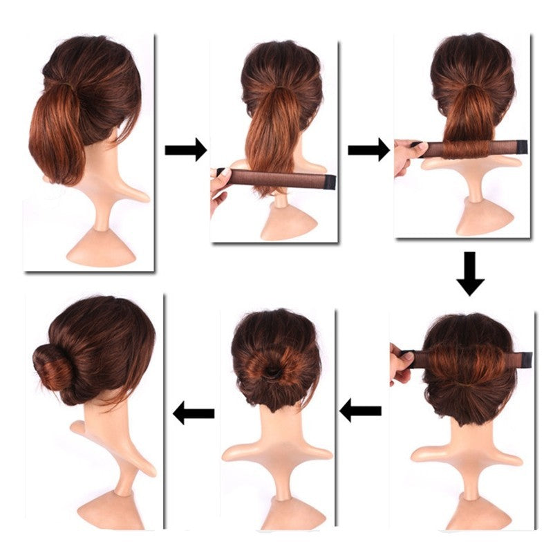 Korean Version Of The Wig Pan Hairpin Bun Head