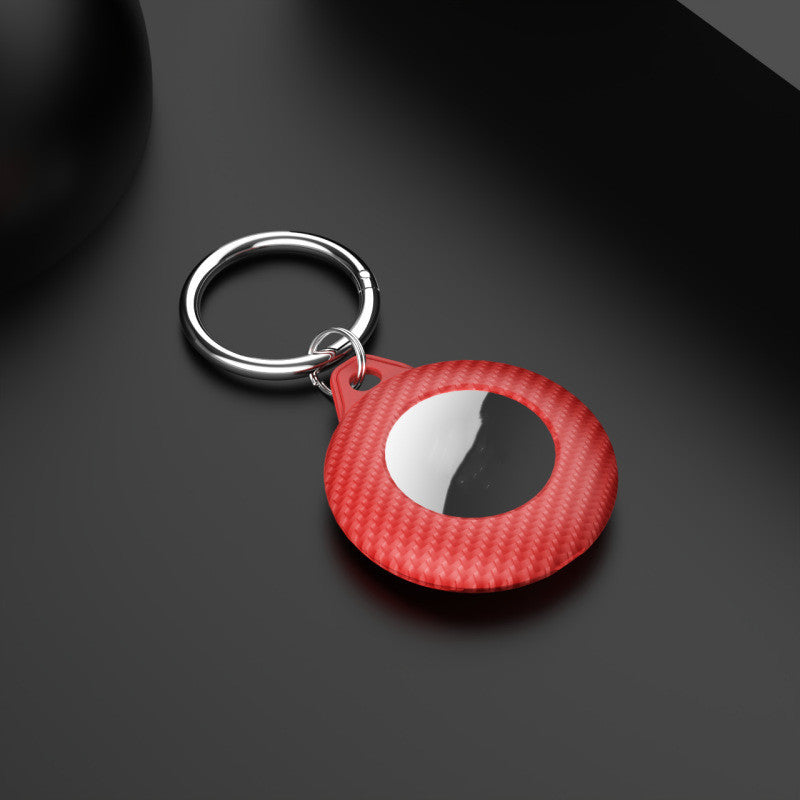 Suitable For Anti-lost Device Pp Carbon Fiber Pattern Keychain Frosted Ultra-thin Tracker Protective Cover
