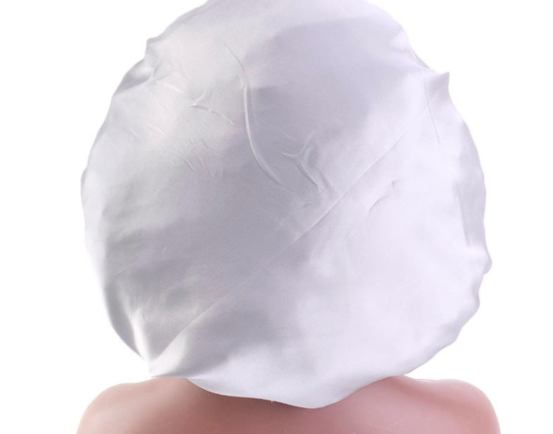 Satin Silk Beauty Bonnet Sleep Night Hair Cap