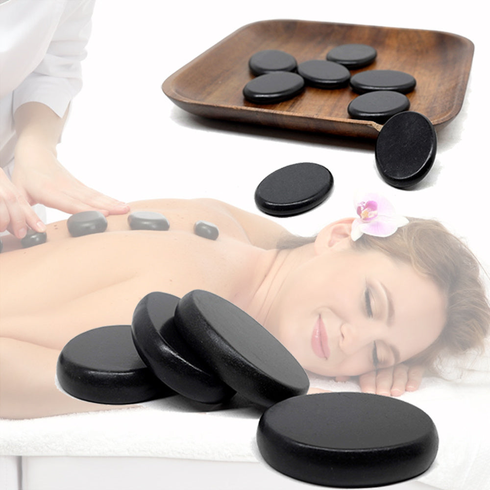 20pcs/set Hot Stone Body Massage with Heating Mechanism