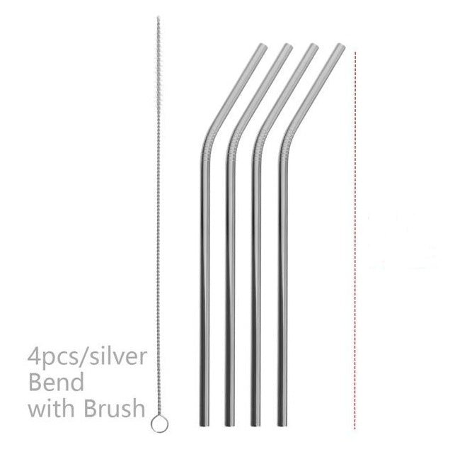 Colorful Reusable Stainless Steel Straws