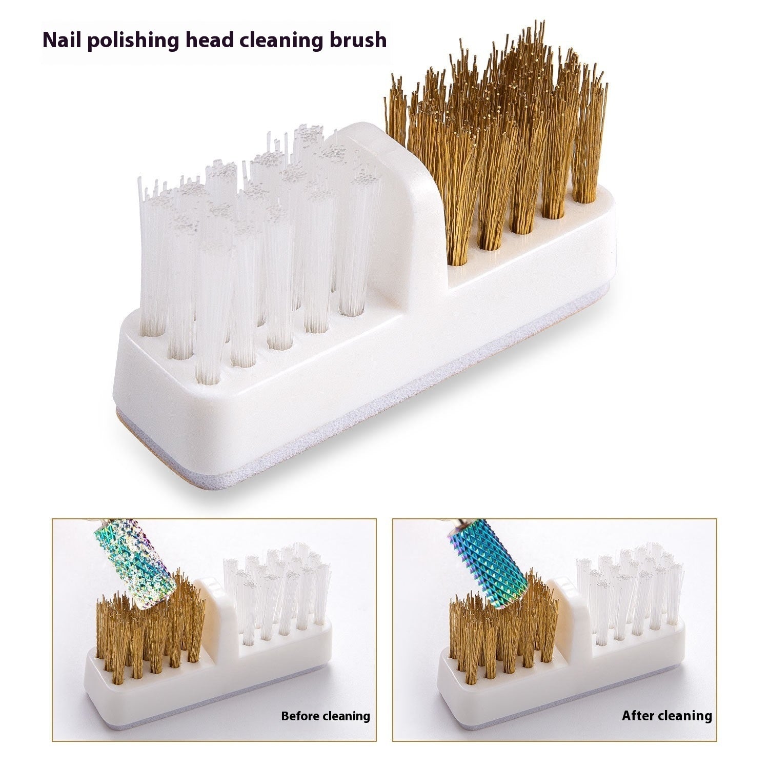 Manicure Grinding Head Cleaning Brush