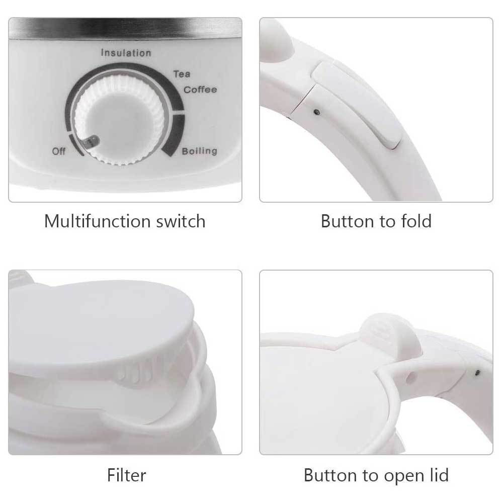 Mini Portable Collapsible Silicone Tea Kettle