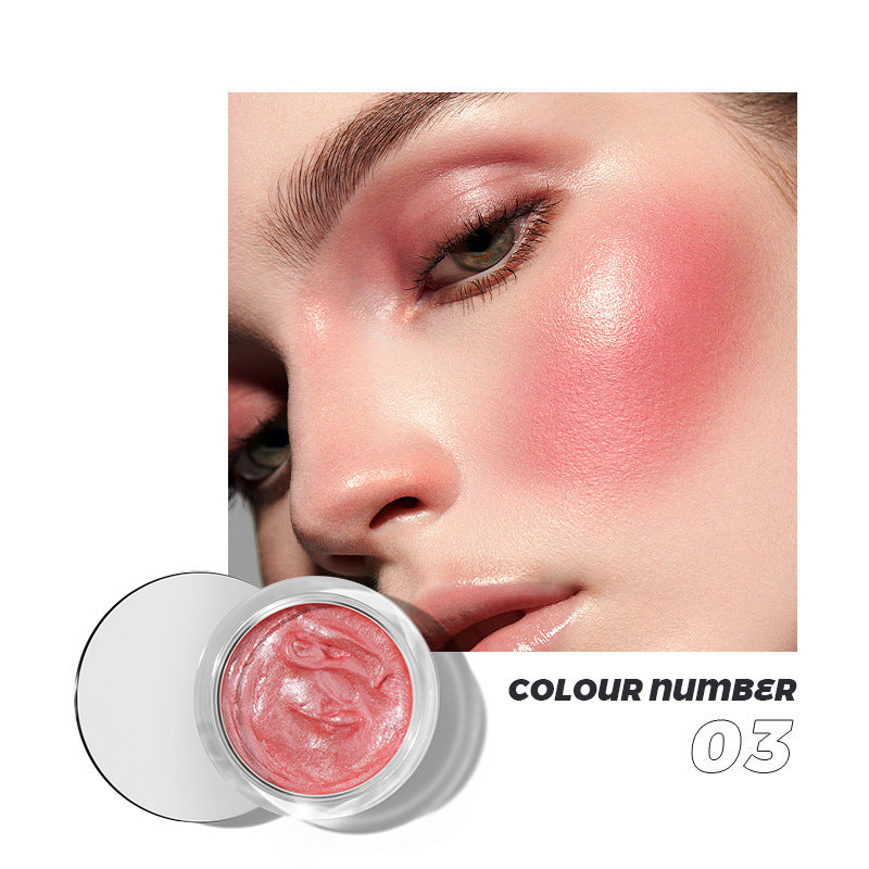 Pudaier10 Color Liquid Blush Dual-use Repair Natural Thin And Glittering Highlight