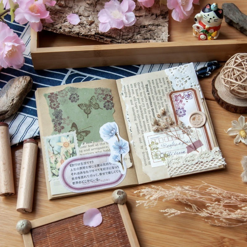 Cylindrical wooden seal Hanamachi secret language series