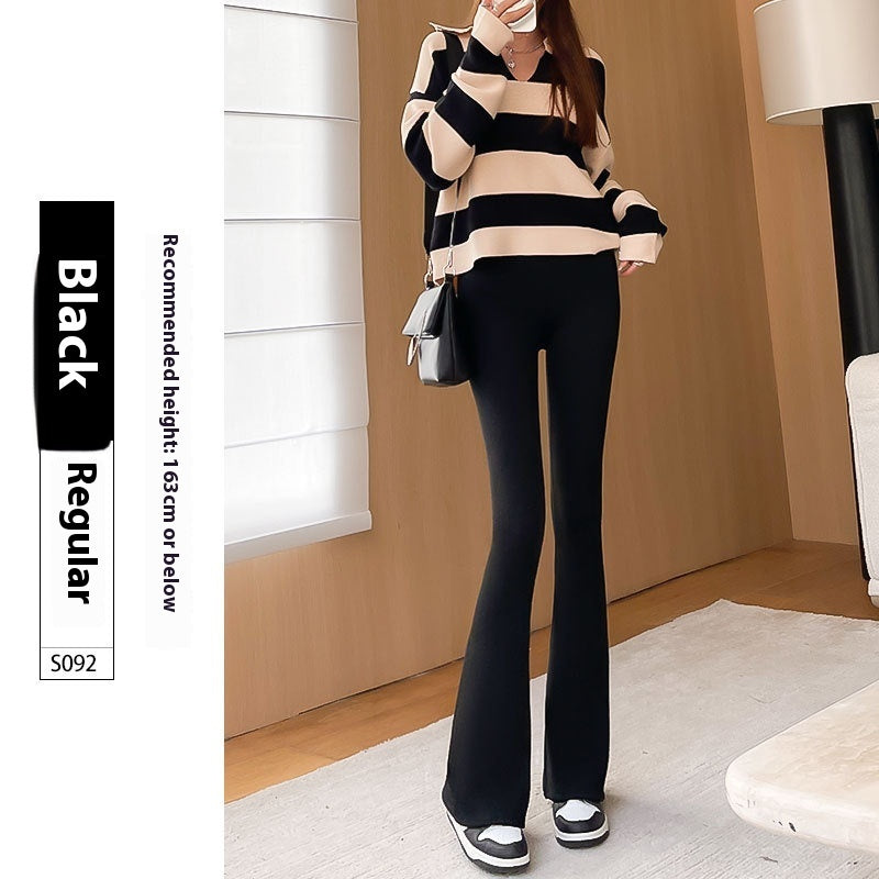 Micro Shark High Waist Slimming Hip Raise Flared Yoga Leggings